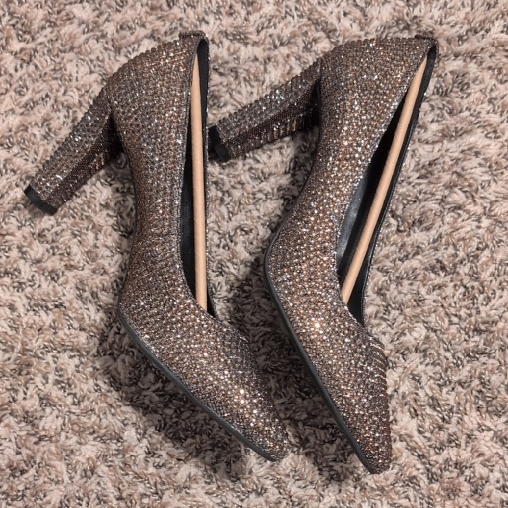 Michael Kors Sparkling Heels - Brown - Picture 4 of 5
